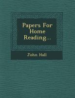 Papers for Home Reading 1346817111 Book Cover