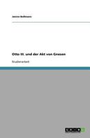 Otto III. und der Akt von Gnesen 3638853438 Book Cover