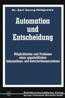 Automation Und Entscheidung 3663127702 Book Cover