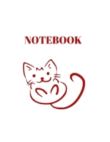 Notebook: Cat lovers composition Notebook, college ruled paper 8.5"× 11" 110 pages 1686998007 Book Cover