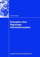 Konzeption Eines Regierungsinformationssystems 3834912328 Book Cover
