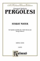 Stabat Mater, Kalmus Edition 0769245420 Book Cover