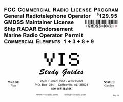 GMDSS Maintainer License Complete + RADAR FCC Elements 1, 3, 8 & 9 VIS Study Guides 194473905X Book Cover