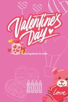 Happy Valentine's Day: Coloring Book for Kids B0BTS35KTQ Book Cover