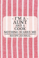 I'm a Grandma and a Vetrenarian Nothing Scares Me Recipe Book: Blank Recipe Book to Write in for Women, Bartenders, Drink and Alcohol Log, Document all Your Special Recipes and Notes for Your Favorite 1676482032 Book Cover