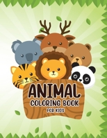 Animal Coloring Book For Kids: colouring in animals B08CPLDRC7 Book Cover