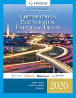 South-Western Federal Taxation 2020: Corporations, Partnerships, Estates and Trusts (with Intuit Proconnect Tax Online & RIA Checkpoint, 1 Term (6 Months) Printed Access Card) 0357109163 Book Cover