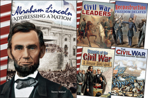 Civil War & Reconstruction Grades 4+: 5-Book Set 074397378X Book Cover