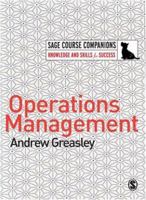 Operations Management 1412918839 Book Cover