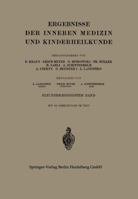 Ergebnisse Der Inneren Medizin Und Kinderheilkunde 3662321939 Book Cover