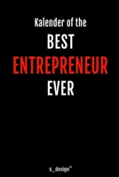 Kalender f�r Entrepreneur: Immerw�hrender Kalender / 365 Tage Tagebuch / Journal [3 Tage pro Seite] f�r Notizen, Planung / Planungen / Planer, Erinnerungen, Spr�che 1706364938 Book Cover