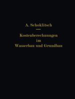 Kostenberechnungen Im Wasserbau Und Grundbau 3709159660 Book Cover