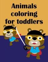 Animals Coloring For Toddlers: Detailed Designs for Relaxation & Mindfulness 1678464953 Book Cover