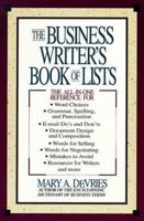 The Business Writer's Book of Lists 0425163121 Book Cover