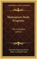 Shakespeare Study Programs the Comedies 1013548086 Book Cover