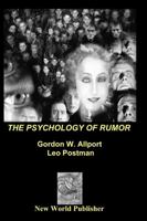 The Psychology of Rumor 1955087334 Book Cover