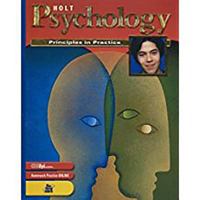 Holt Psychology: Principles In Practice 0030777895 Book Cover