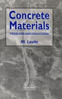Concrete Materials: Problems and solutions 0419216901 Book Cover