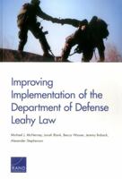 Improving Implementation of the Department of Defense Leahy Law 0833096966 Book Cover