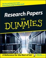 Research Papers for Dummies 0764554263 Book Cover