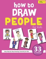 How to Draw People for Kids - Volume 1 B086L7YWXG Book Cover