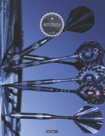 ZMUDACE Notizbuch Punktraster: in DIN A4 Softcover ZP206 Dartscheibe Pfeile 156 leere gepunktete Seiten mit pers�nlichem Register + Seitenzahlen Zeichenbuch, Skizzenbuch, Dot Grid Notebook, Malbuch, N 1708060413 Book Cover