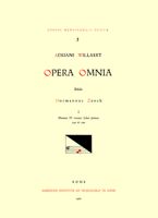 CMM 3 Adriano Willaert (Ca. 1490-1562), Opera Omnia, Edited by Hermann Zenck, Walter Gerstenberg, Bernhard Meier, Helga Meier, and Wolfgang Horn in 15 1595510028 Book Cover
