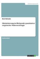 Säkularisierung im Blickpunkt quantitativer empirischer Makrosoziologie 3656449813 Book Cover