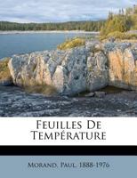 Feuilles De Température 1247047997 Book Cover