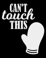 Can't Touch This: The large (8x10) do-it-yourself blank recipe notebook to write down your 120 favorite recipes with Index 1706045271 Book Cover