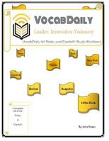 VocabDaily 50 States and Capital’s Study Workbook.: Study & Explore The U.S. 1795896906 Book Cover