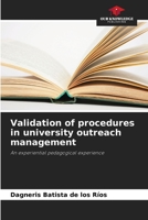 Validation of procedures in university outreach management: An experiential pedagogical experience 6206013596 Book Cover