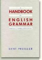 A Handbook of English Grammar on Functional Principles 8772886552 Book Cover