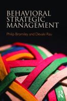 Behavioral Strategic Management 1138292362 Book Cover