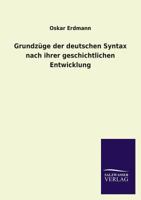 Grundzuge Der Deutschen Syntax Nach Ihrer Geschichtlichen Entwicklung 3743680572 Book Cover