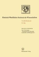 Natur-, Ingenieur- Und Wirtschaftswissenschaften: Vortrage . N 356 3531083562 Book Cover