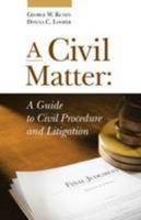 A Civil Matter (Coursebook) 0314289054 Book Cover