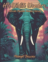HD Wildlife Wonders: Intricate Mandala Animals Coloring Book B0CHL7H1TP Book Cover