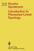 Introduction to Piecewise-Linear Topology 3540111026 Book Cover