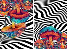 FestKitty Diary - Festival Diary: FestKitty Diaries Edition 1 - Trippy Mushroom Festival Journal, Music Festival Memories Book, 9x6 inch, Gift for Festival Lovers 0648625702 Book Cover