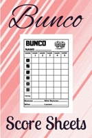 Bunco Score Sheets: 120 pages large number of pages, to enjoy more of your favorite dice game, the ideal gift for bunco players, bunco dice game, bunco score cards, bunko dice game, pink 1661299695 Book Cover