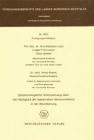 Epidemiologische Untersuchung Uber Die Haufigkeit Der Bakteriellen Niereninfektion in Der Bevolkerung 3531030078 Book Cover