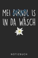 Mei Dirndl Is In Da Wäsch: Din A5 Heft (Kariert) Mit Karos Dirndl Tracht | Notizbuch Tagebuch Planer Für Dirndl Tracht | Notiz Buch Geschenk Journal Bayern Bayerin Bayrisch Notebook (German Edition) 167772613X Book Cover