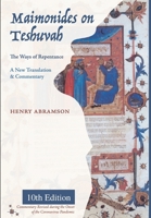 Maimonides on Teshuvah: The Way of Repentance 1716744563 Book Cover