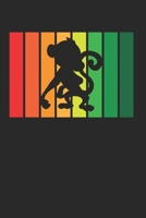 Affe �ffchen Notizbuch: Affe �ffchen Notizbuch f�r Liebhaber / Notizheft / Notizblock A5 (6x9in) Dotted Notebook / Punkteraster / 120 gepunktete Seiten 1673938981 Book Cover