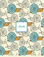 Notebook : Snail Cover and Dot Pages, Extra Large (8. 5 X 11) Inches, 110 Pages, Notebooks and Journals 1723057509 Book Cover
