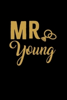 Mr. Young: Personalized Engagement & Pre Wedding Gift - Mr. & Mrs. Wedding Notebook and Organizer for Bride to Be and Groom To Be Matching Present 1696226937 Book Cover
