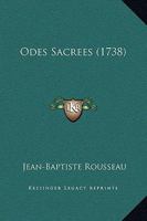 Odes Sacrees (1738) 1272764206 Book Cover
