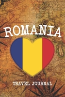 Romania: 6x9 Travel planner I Road trip planner I Dot grid journal I Travel notebook I Travel diary I Pocket journal I Gift for Backpacker 1673748627 Book Cover