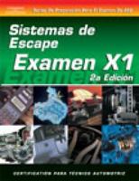 Sistemas de Escape Examen X1, 2a edicion 1401810241 Book Cover